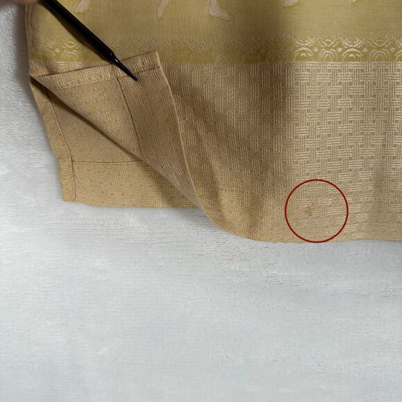 Tommy Bahama Shirt Men Size L Yellow Hawaiian Relax Short Sleeve 100% Silk - Picture 5 of 14